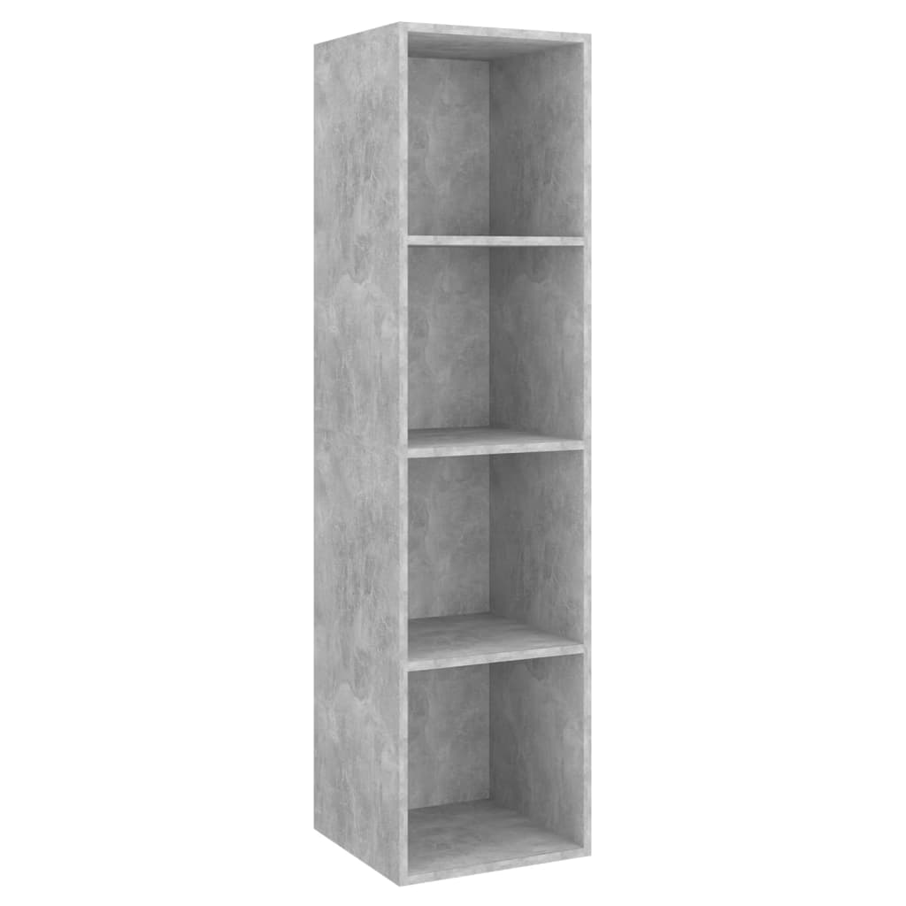 vidaXL 2 Piece TV Cabinet Set Concrete Grey Engineered Wood