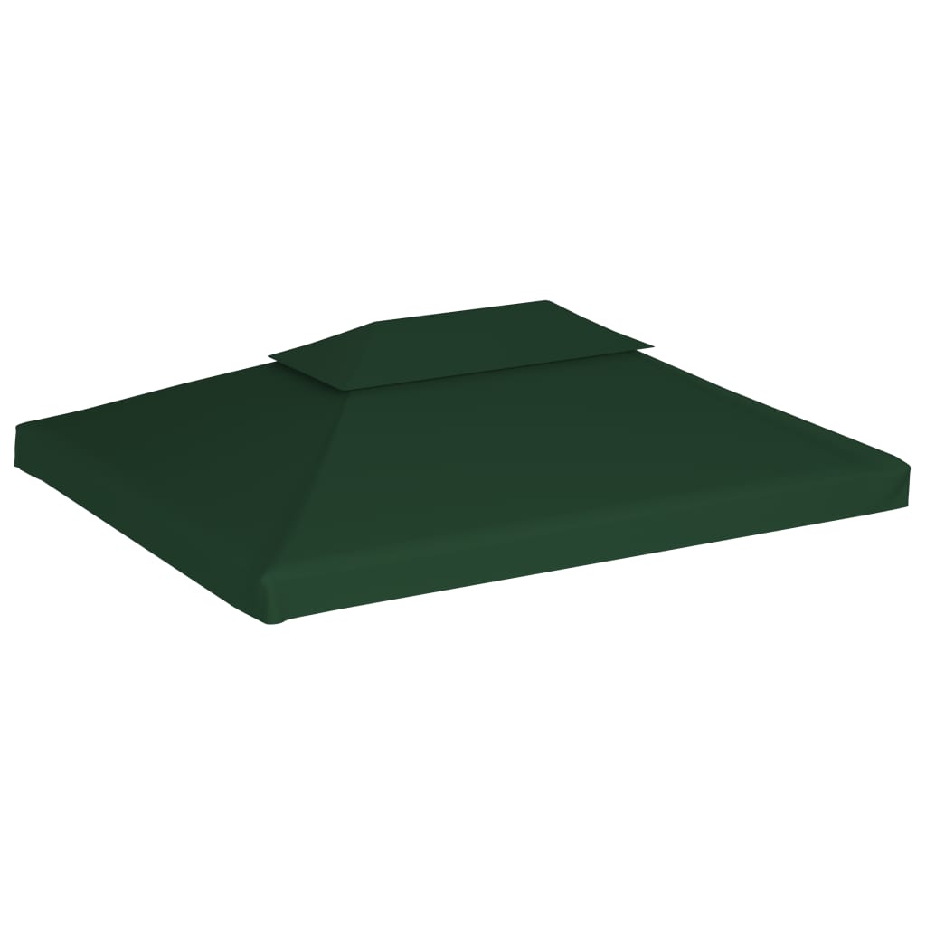 vidaXL Gazebo Cover Canopy Replacement 310 g / m² Green 3 x 4 m