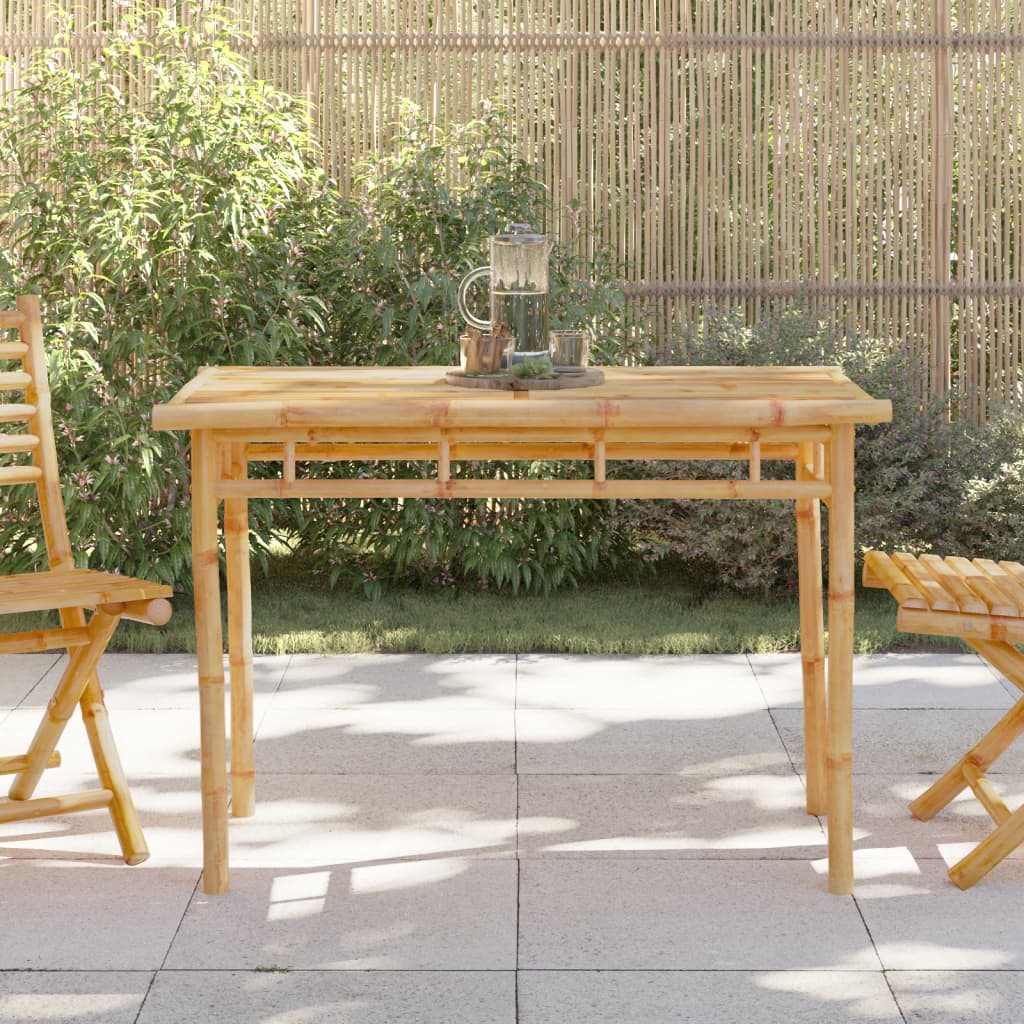 vidaXL Garden Dining Table 110x55x75 cm Bamboo