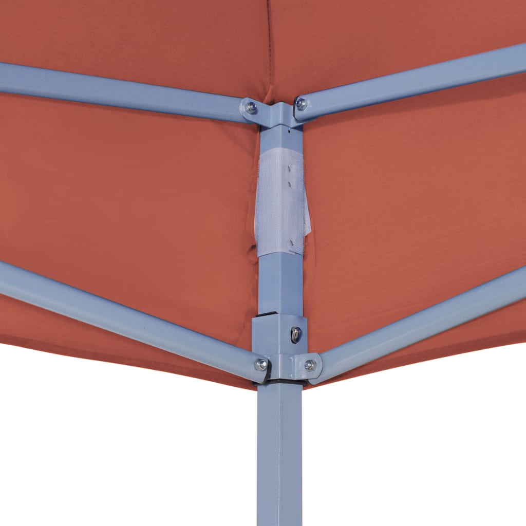 vidaXL Party Tent Roof 2x2 m Terracotta 270 g/m²