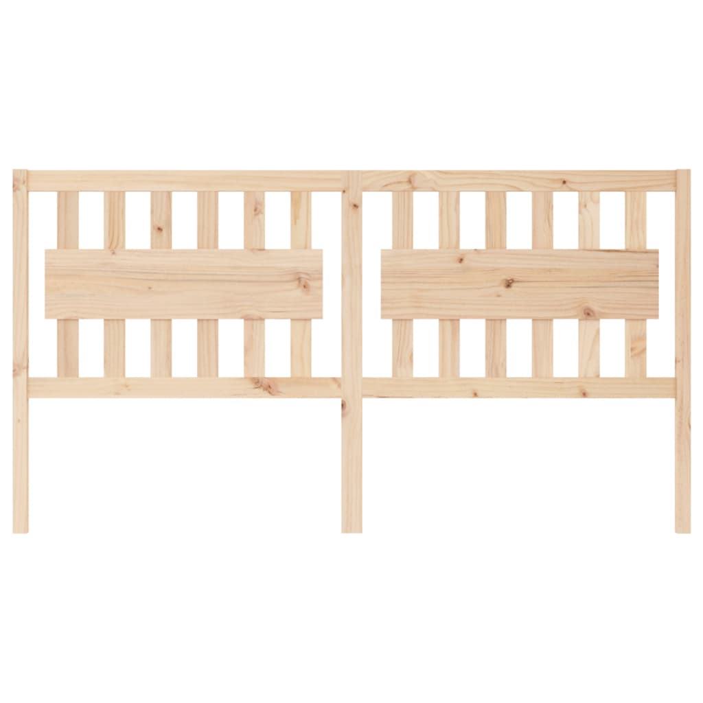 vidaXL Bed Headboard 185.5x4x100 cm Solid Wood Pine