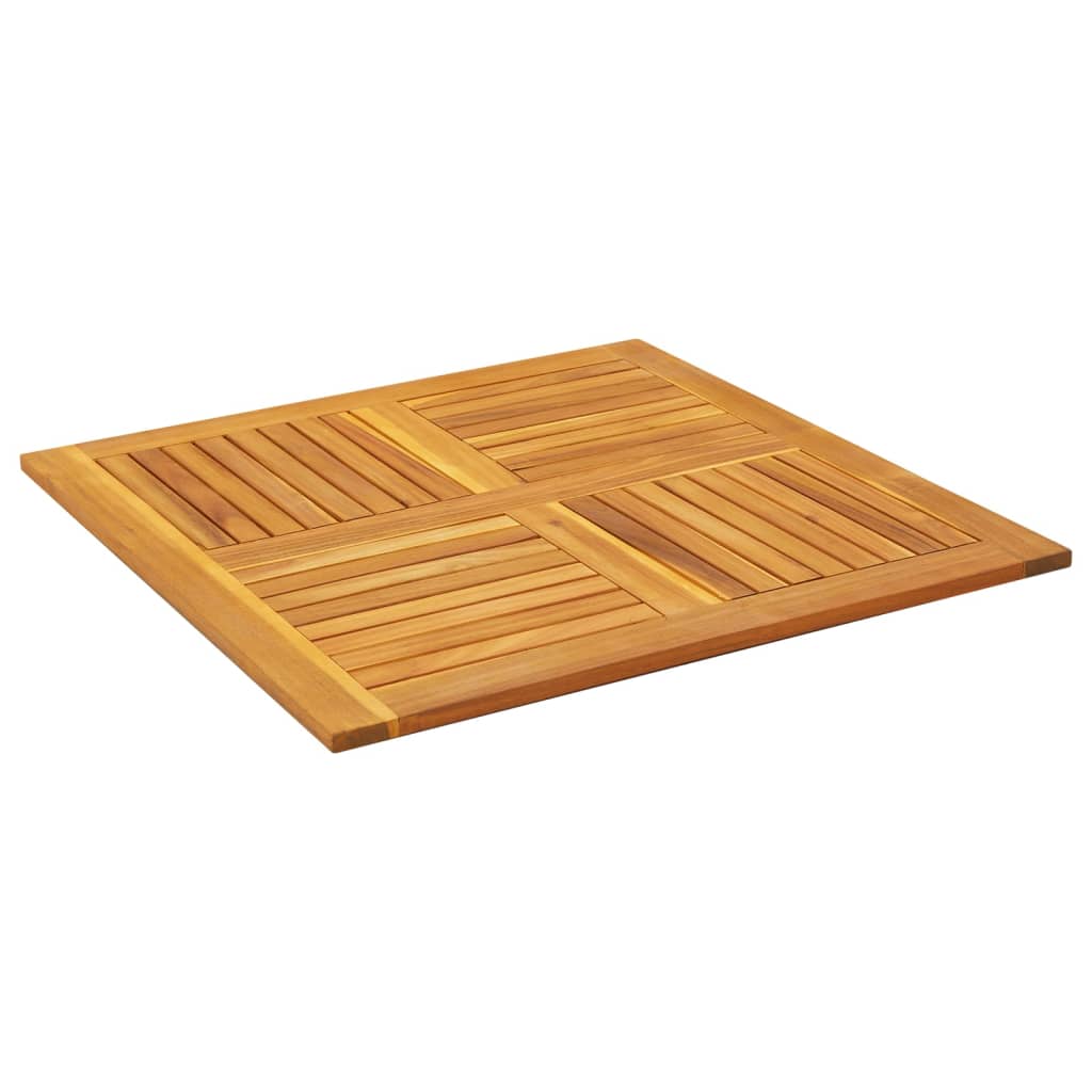 vidaXL Table Top 90x90x2.2 cm Square Solid Wood Acacia