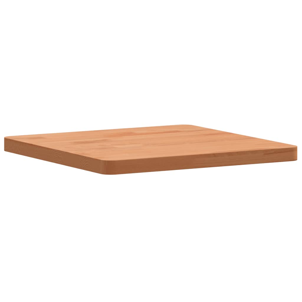 vidaXL Table Top 40x40x2.5 cm Square Solid Wood Beech