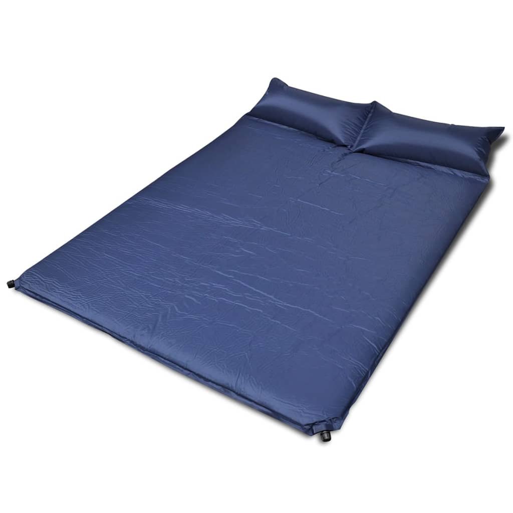 Blue Self-inflating Sleeping Mat 190 x 130 x 5 cm (Double)