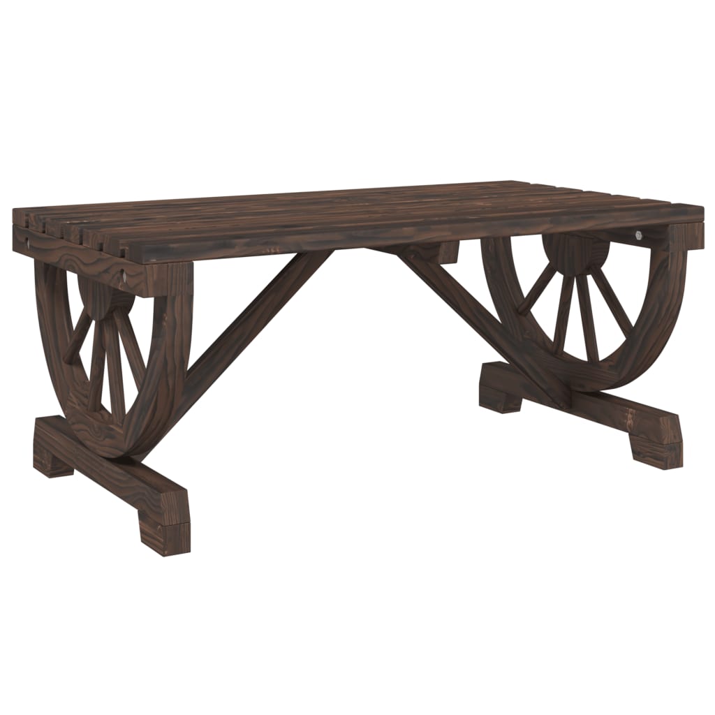 vidaXL Garden Coffee Table 90x50x40 cm Solid Wood Fir