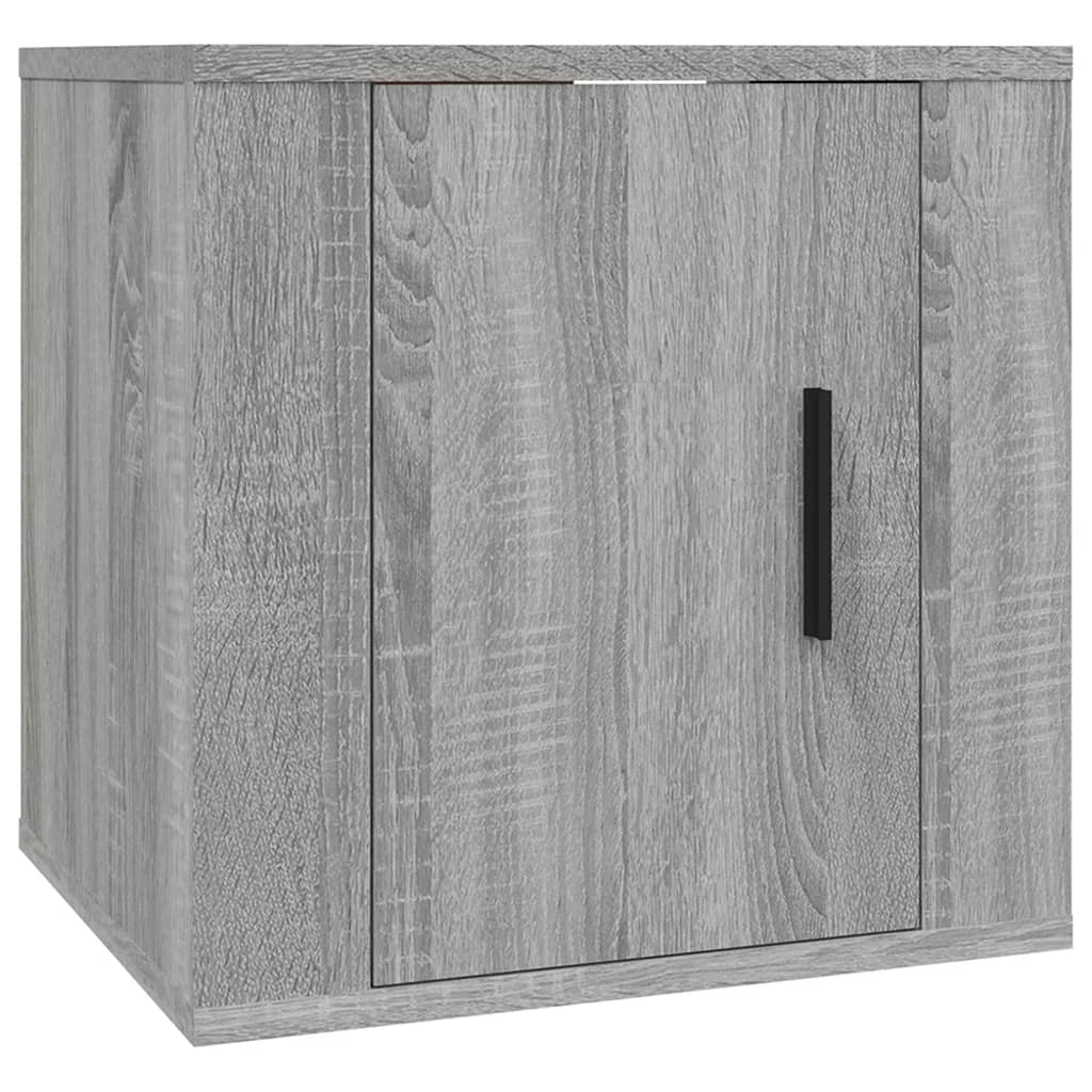 vidaXL 8 Piece TV Cabinet Set Grey Sonoma Engineered Wood