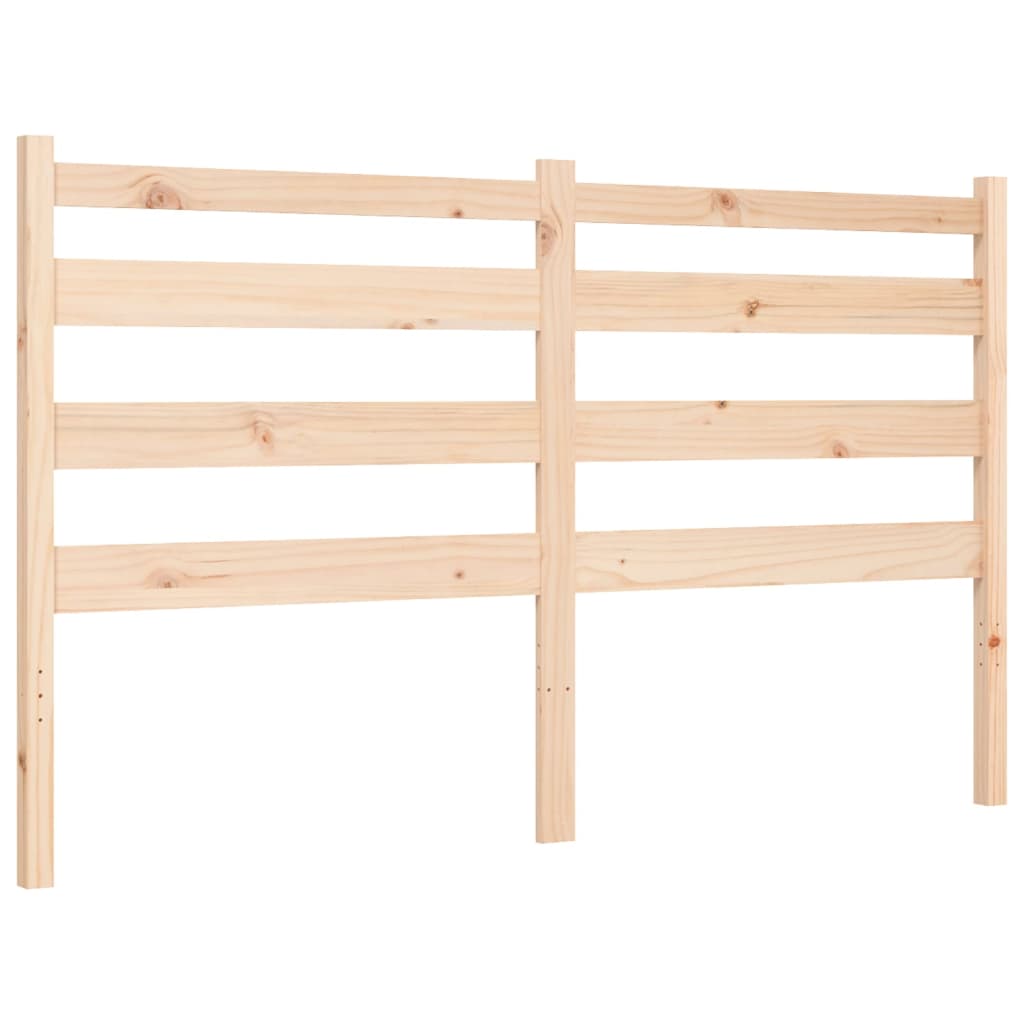 vidaXL Bed Frame without Mattress King Size Solid Wood Pine