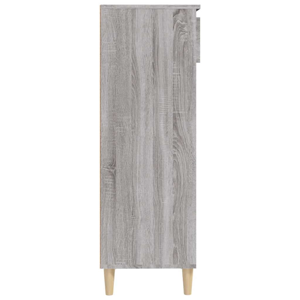 vidaXL Shoe Cabinet Grey Sonoma 40x36x105 cm Engineered Wood