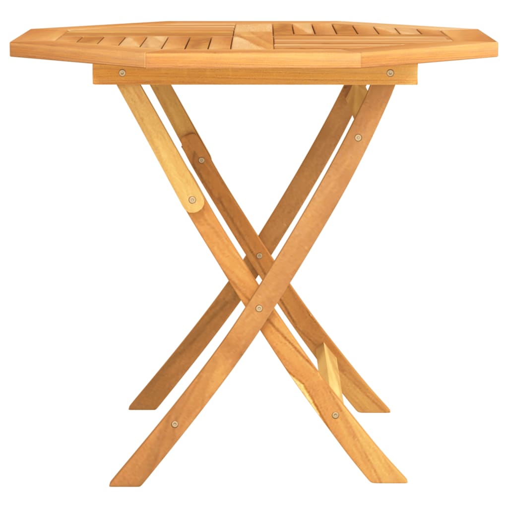 vidaXL Folding Garden Table 85x85x76 cm Solid Teak Wood