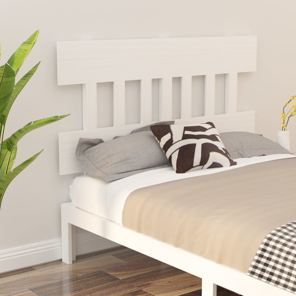 vidaXL Bed Headboard White 183.5x3x81 cm Solid Wood Pine