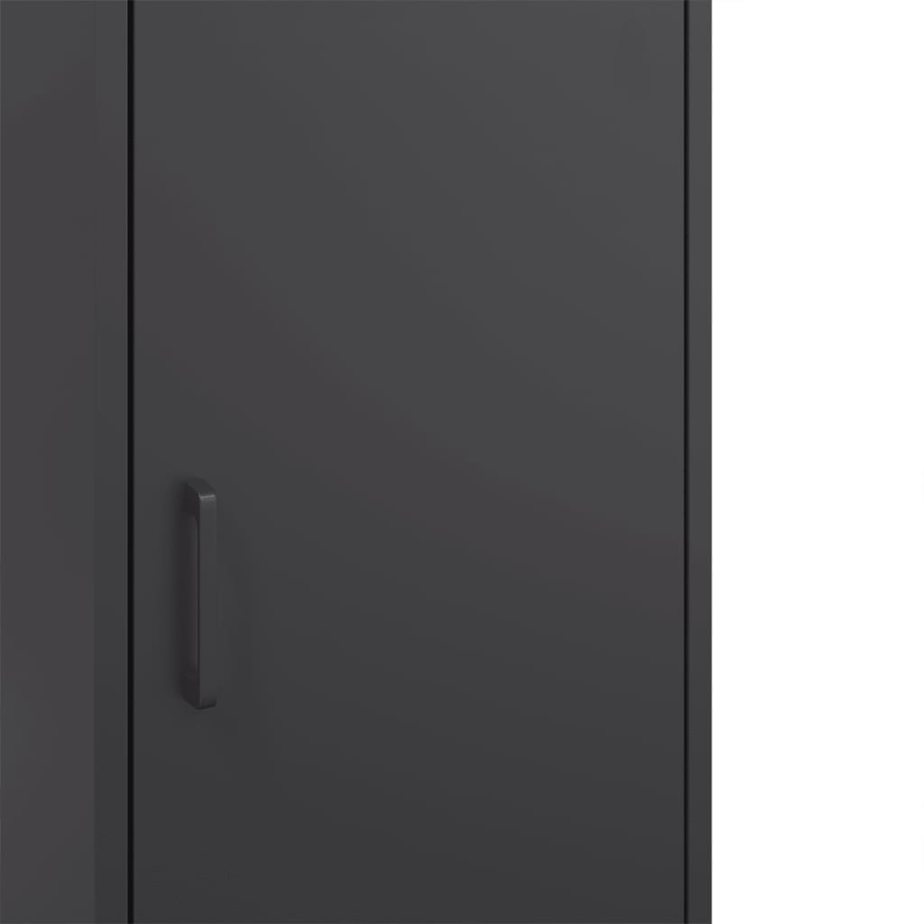 vidaXL Highboard Black 36x39x113 cm Steel