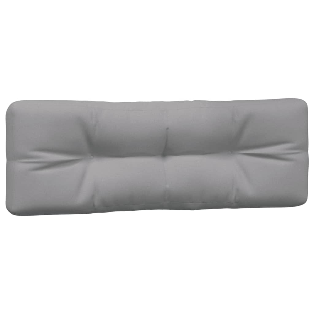 vidaXL Pallet Cushions 5 pcs Grey Fabric