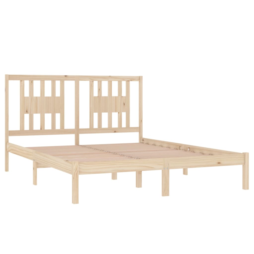 vidaXL Bed Frame Solid Wood 150x200 cm King Size