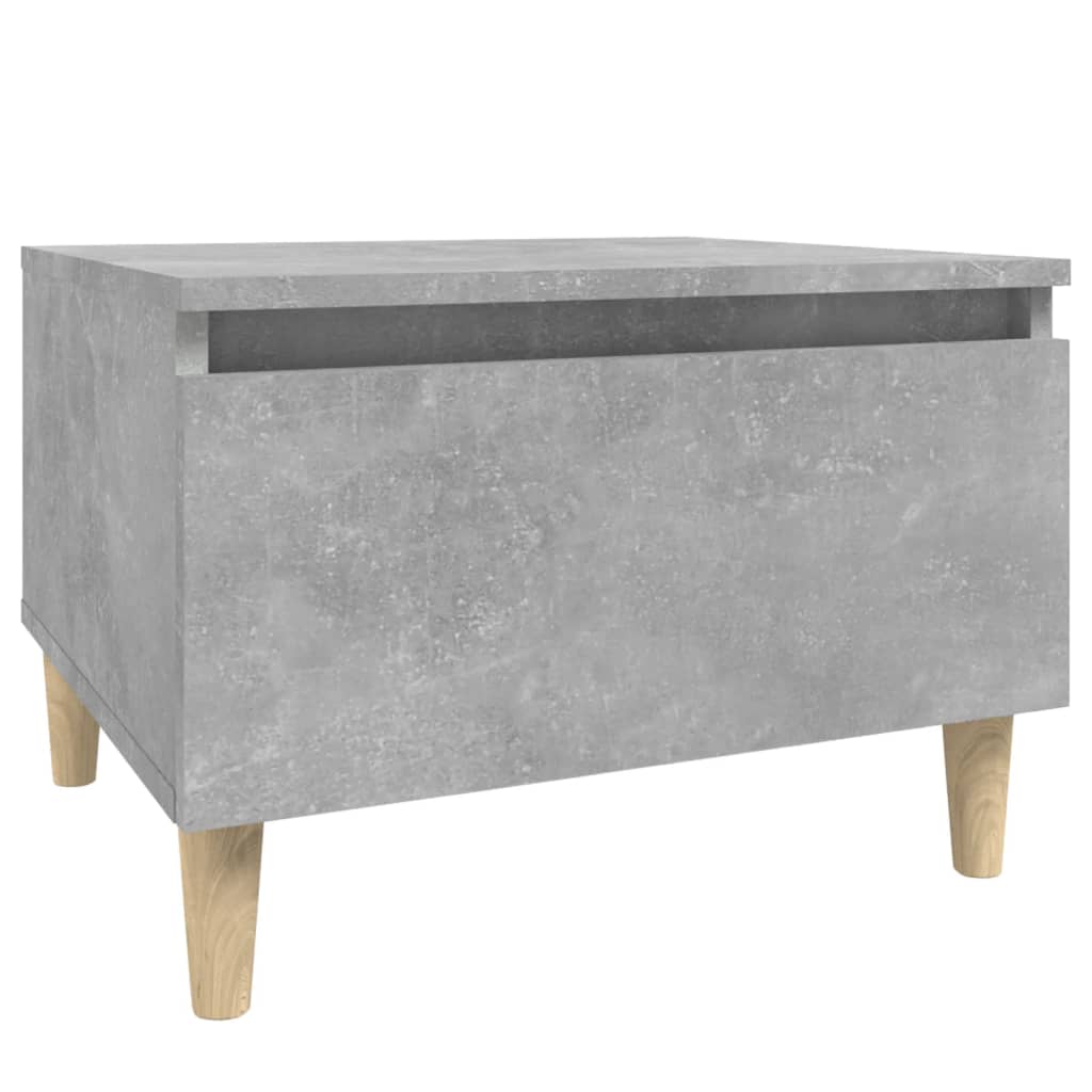 vidaXL Side Tables 2 pcs Concrete Grey 50x46x35 cm Engineered Wood