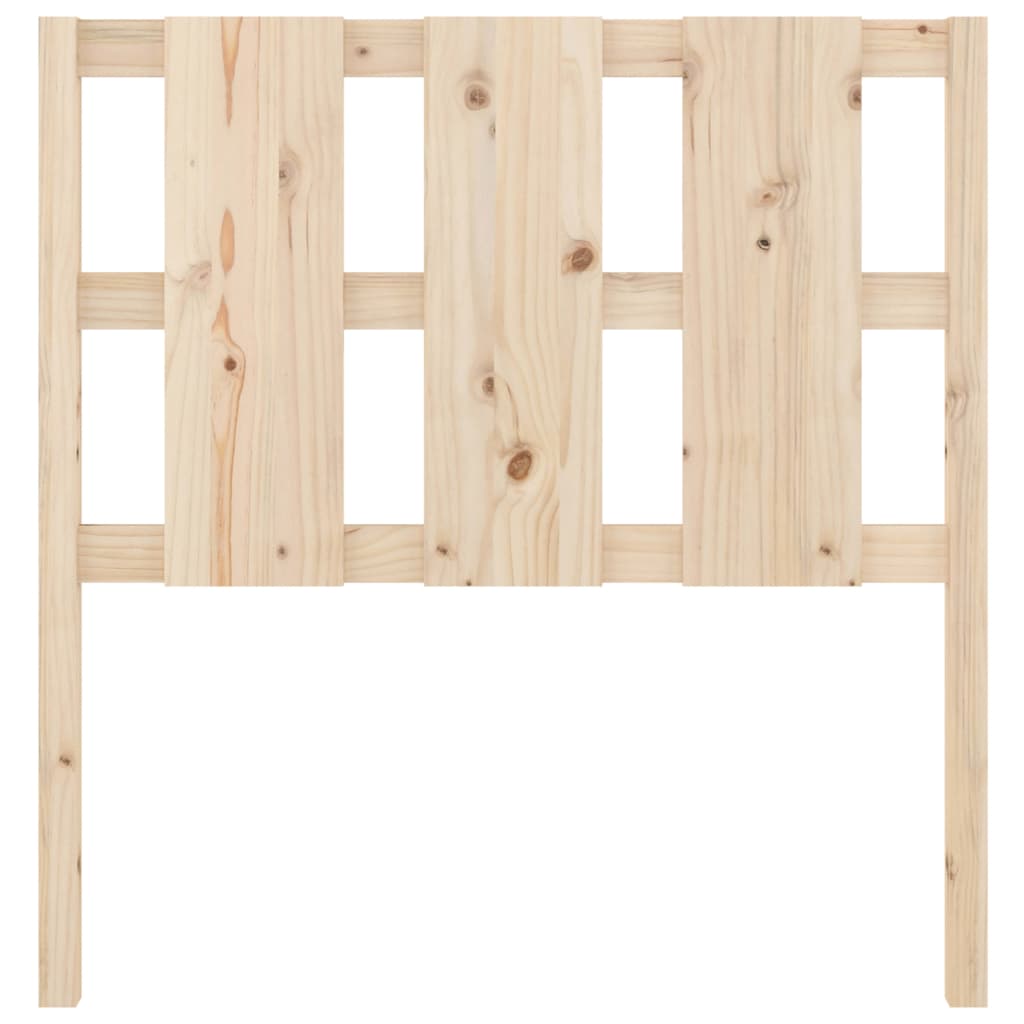 vidaXL Bed Headboard 95.5x4x100 cm Solid Wood Pine