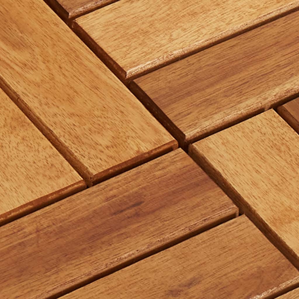 vidaXL 10 pcs Acacia Decking Tiles 30 x 30 cm