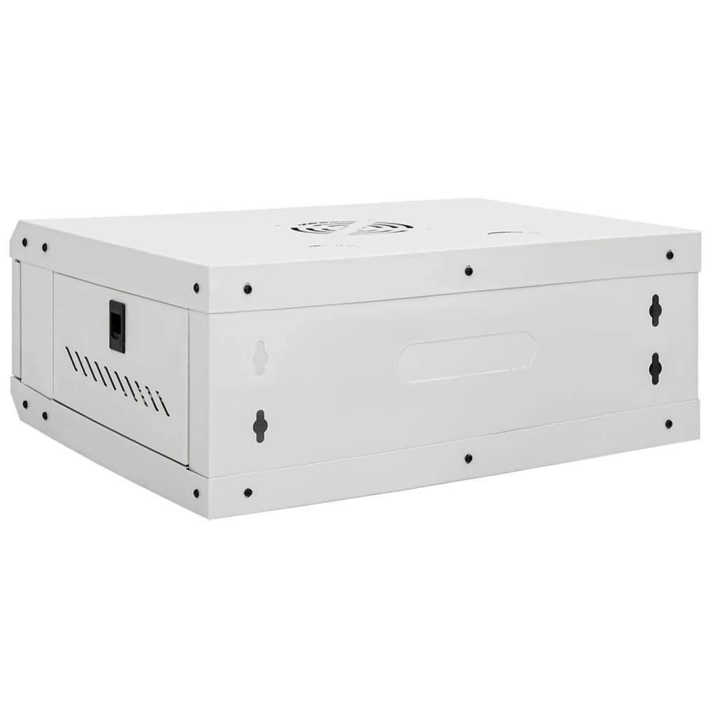 vidaXL 4U Wall Mounted Network Cabinet 19" IP20 53x40x21 cm