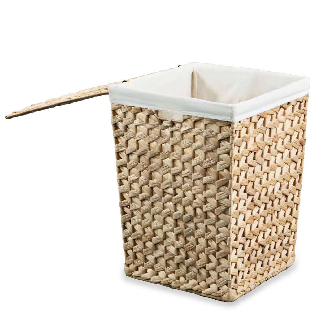 vidaXL Laundry Basket Set 2 Pieces Water Hyacinth