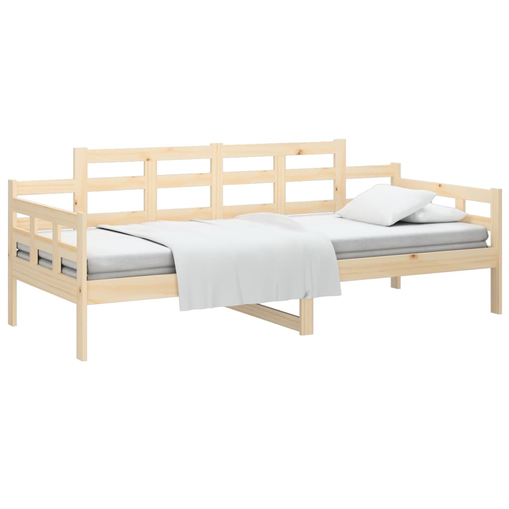 vidaXL Day Bed without Mattress Solid Wood Pine 90x190 cm Single