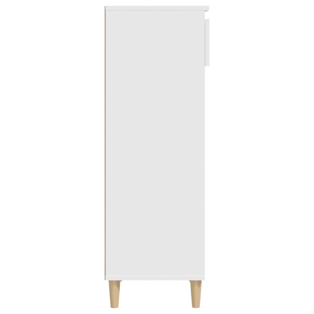 vidaXL Shoe Cabinet White 40x36x105 cm Engineered Wood