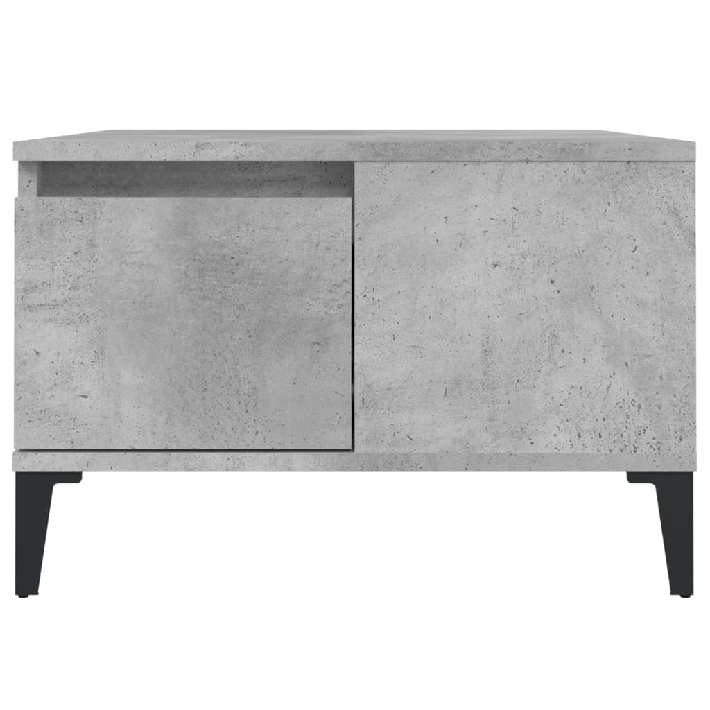 vidaXL Coffee Table Concrete Grey 55x55x36.5 cm Engineered Wood