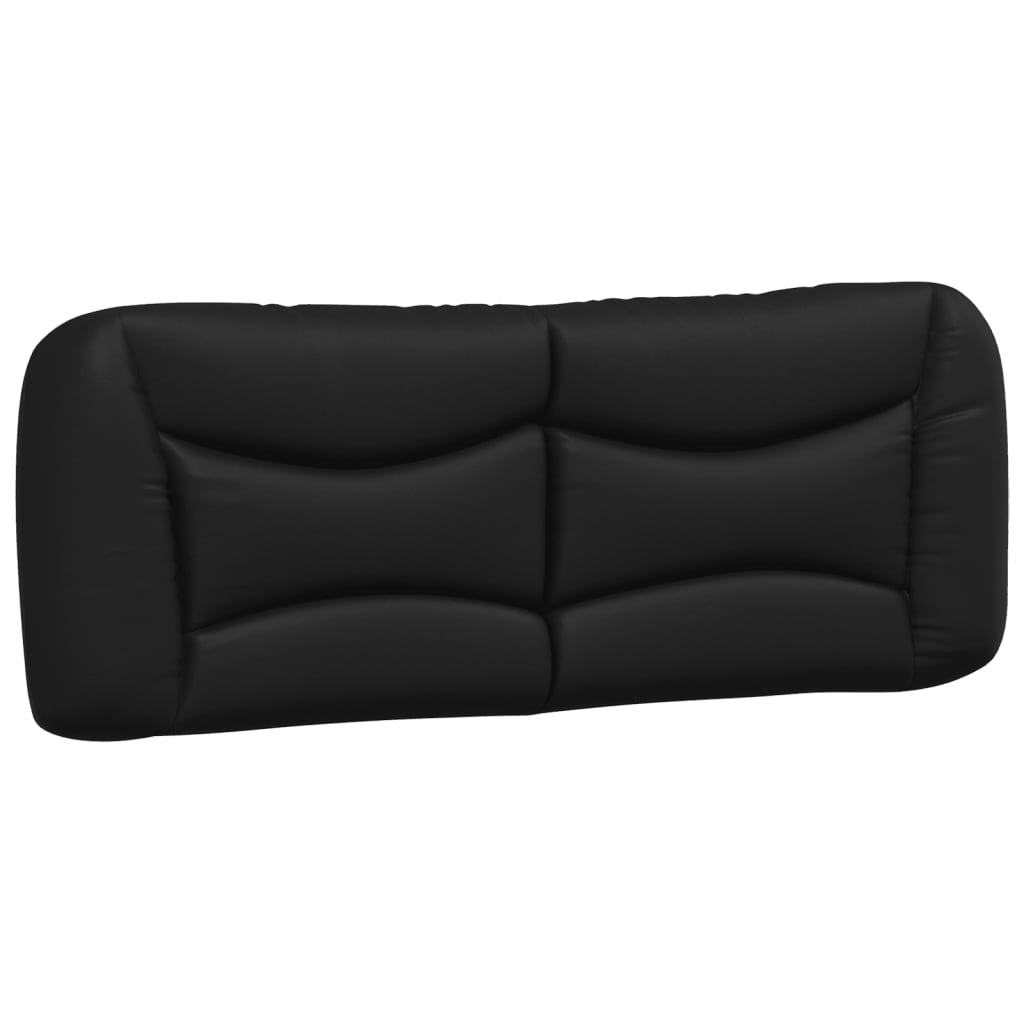 vidaXL Headboard Cushion Black 137 cm Double Faux Leather