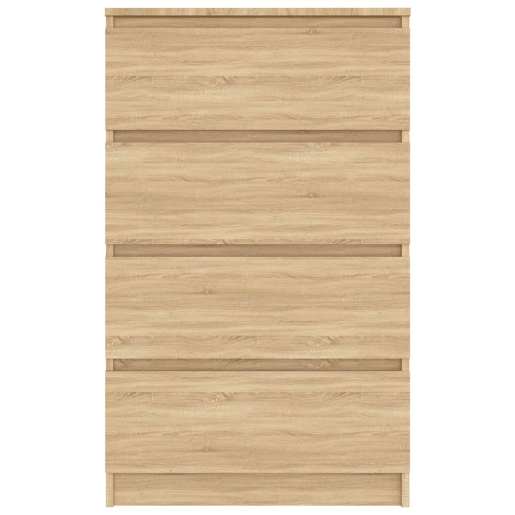 vidaXL Sideboard Sonoma Oak 60x35x98.5 cm Engineered Wood