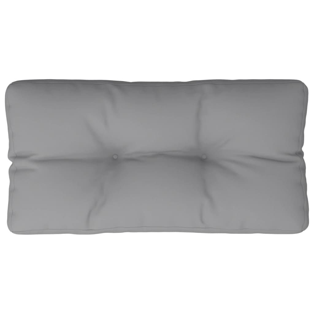 vidaXL Pallet Cushion Grey 70x40x12 cm Fabric