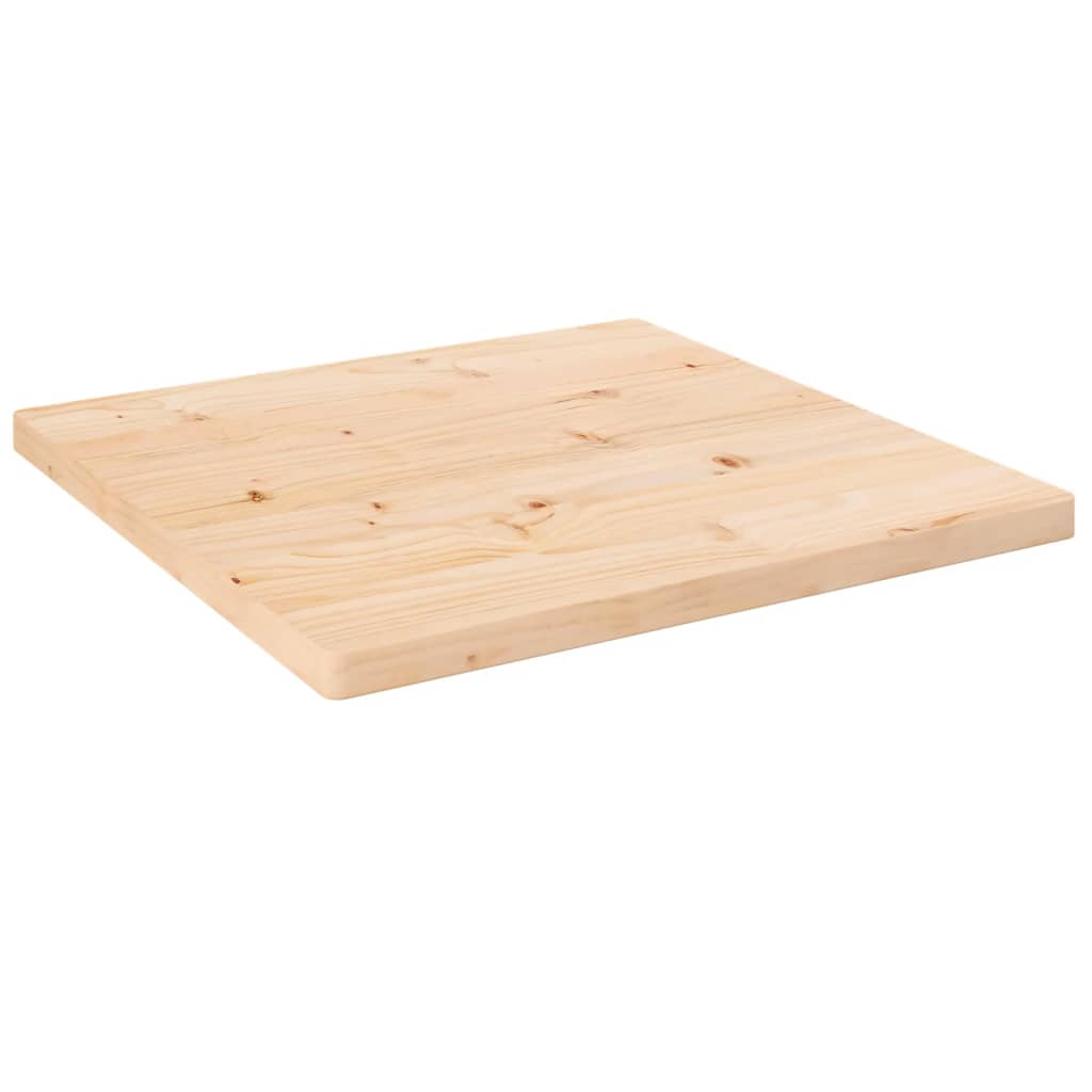 vidaXL Table Top 40x40x2.5 cm Solid Wood Pine Square