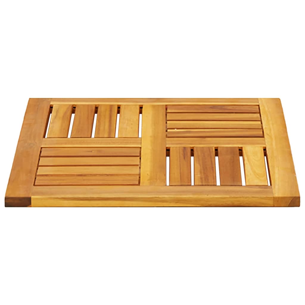 vidaXL Table Top 50x50x2 cm Square Solid Wood Acacia