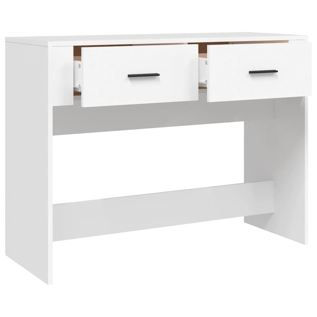 vidaXL Console Table White 100x39x75 cm Engineered Wood