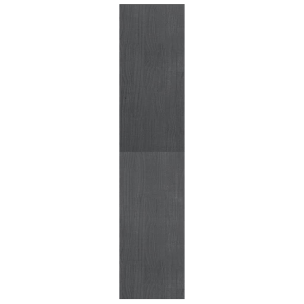 vidaXL Book Cabinet Room Divider Grey 40x30x135.5 cm Pinewood