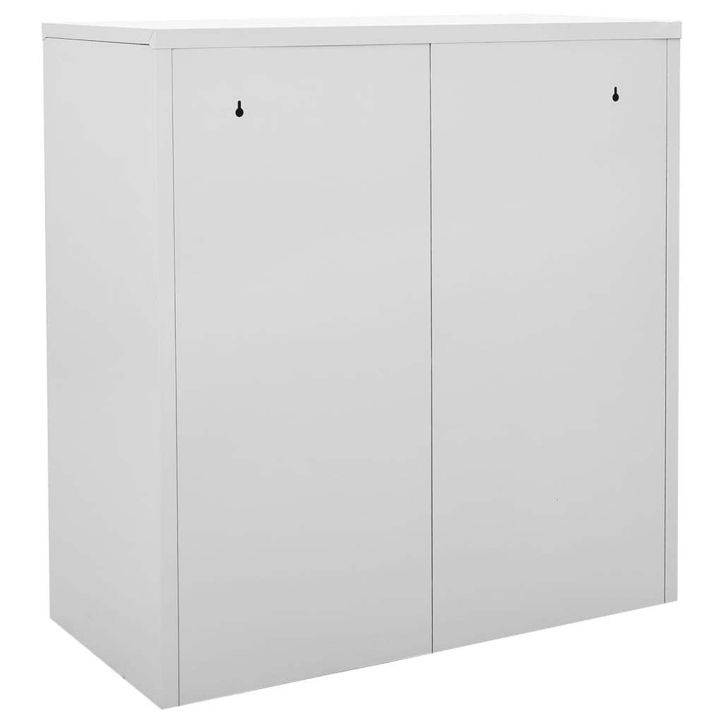 vidaXL Locker Cabinets 5 pcs Light Grey and Blue 90x45x92.5 cm Steel