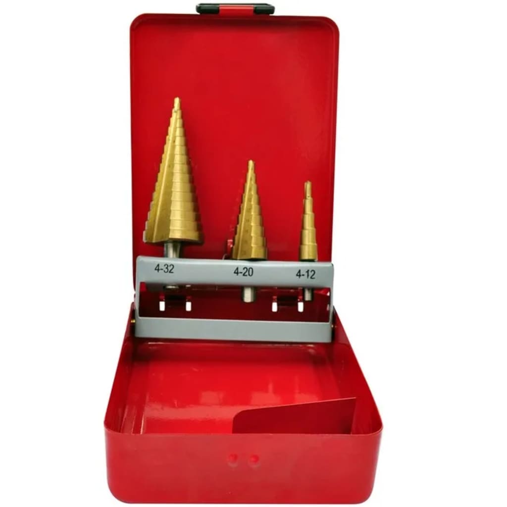 3-Piece HSS Step Drill Set