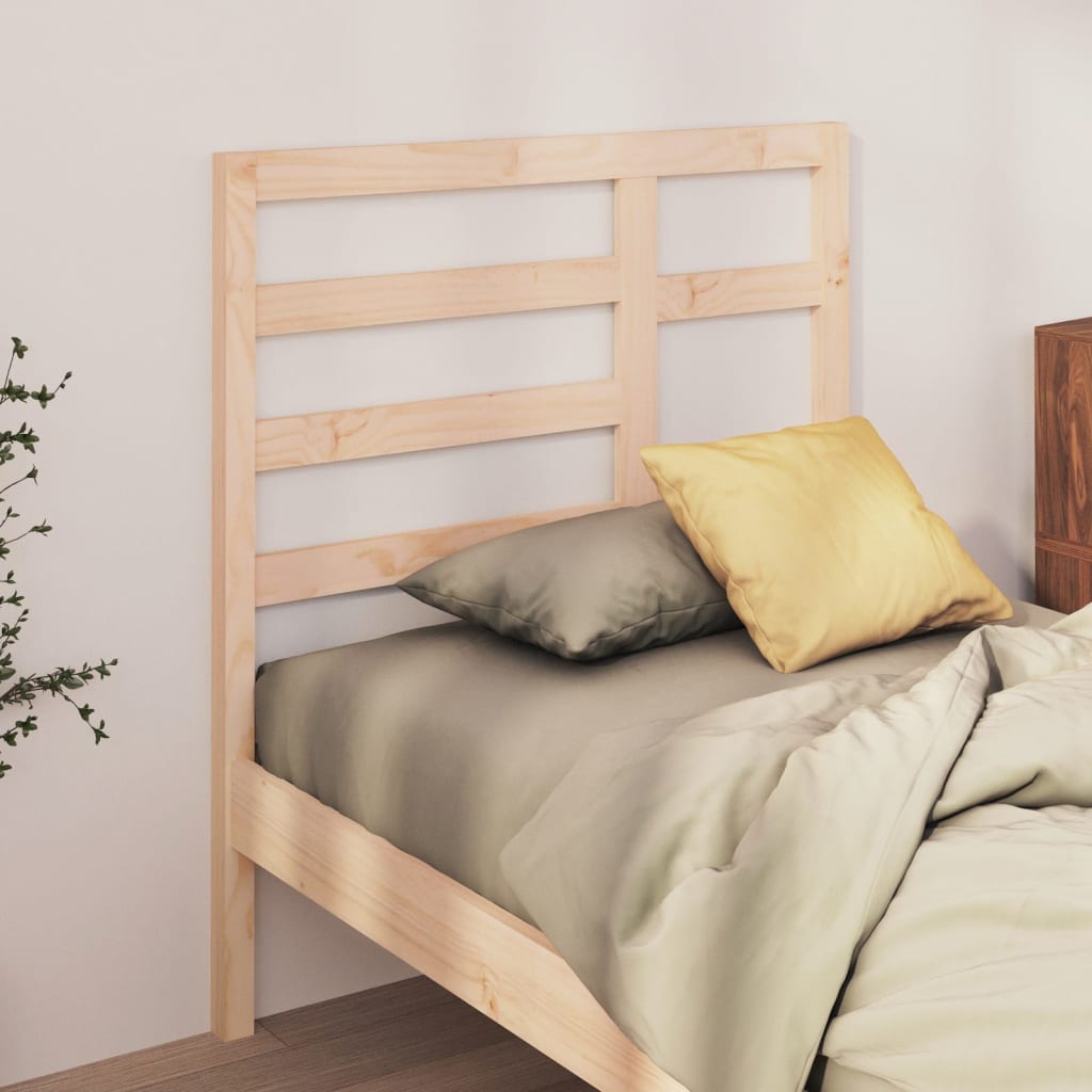 vidaXL Bed Headboard 96x4x104 cm Solid Wood Pine