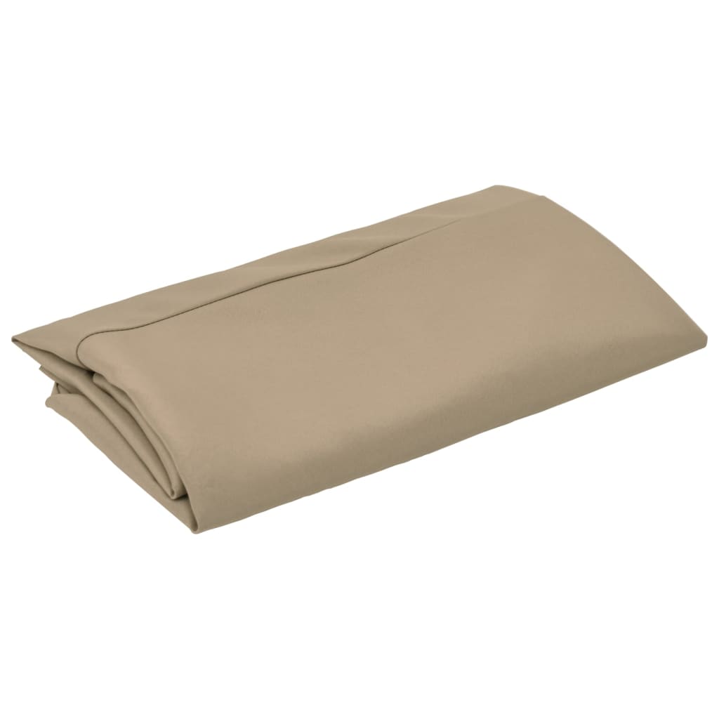 vidaXL Replacement Fabric for Outdoor Parasol Taupe 300 cm