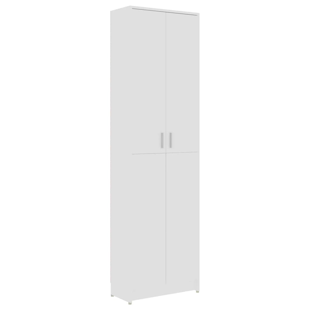 vidaXL Hallway Wardrobe White 55x25x189 cm Engineered Wood