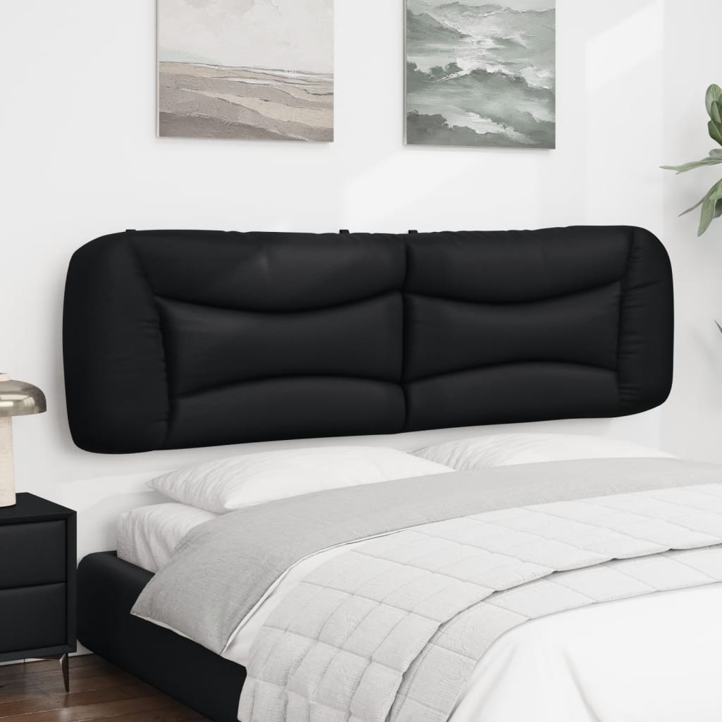 vidaXL Headboard Cushion Black 180 cm Faux Leather