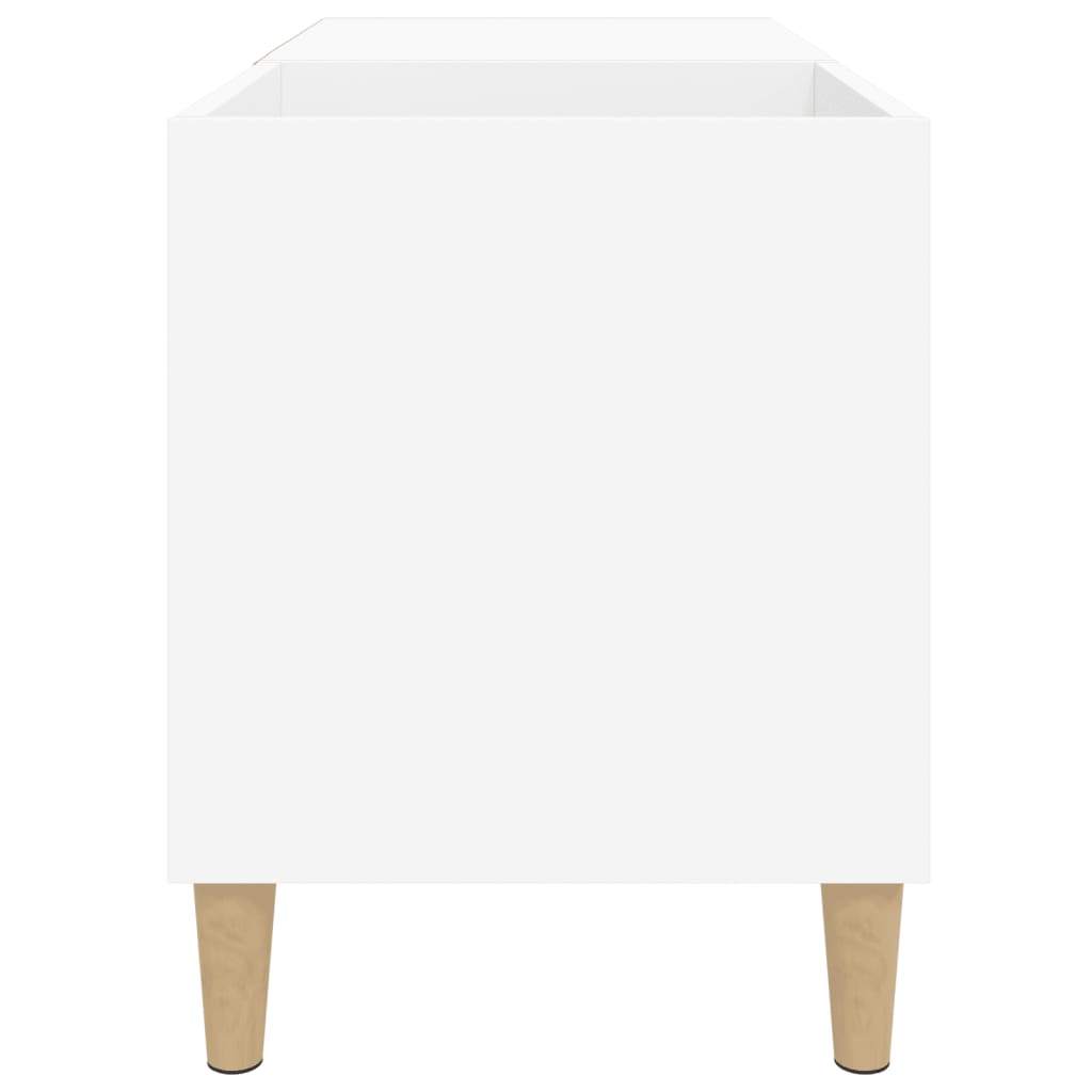 vidaXL Record Cabinet White 84.5x38x48 cm Engineered Wood