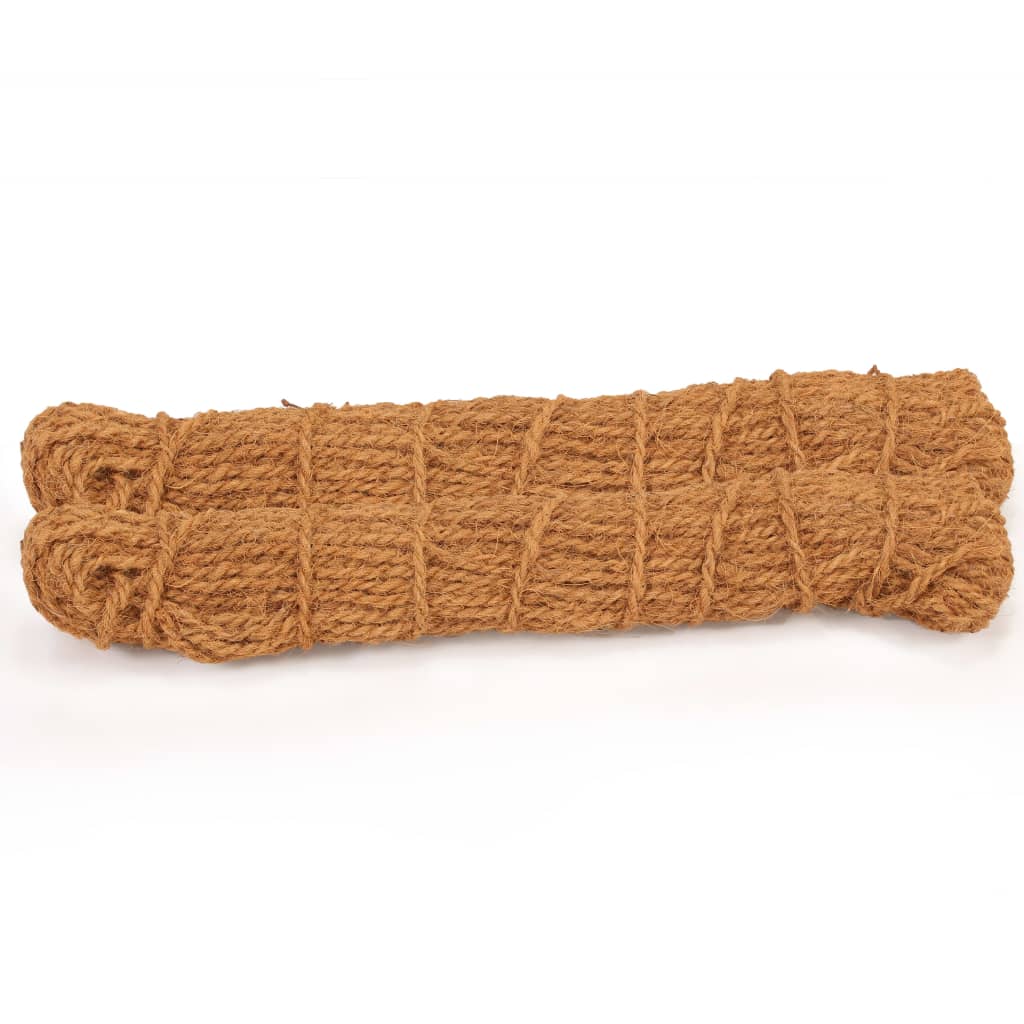 vidaXL Coir Rope 8-10 mm 200m