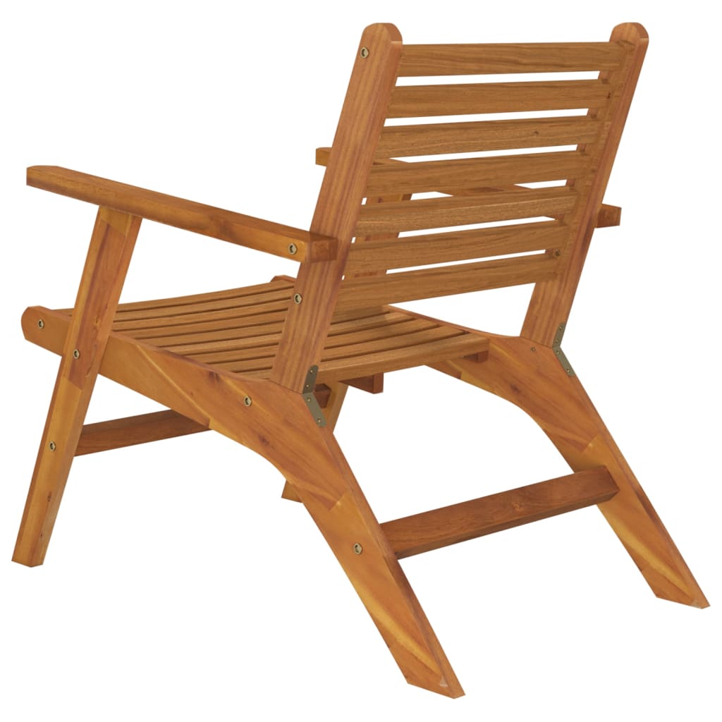 vidaXL Garden Chairs 2 pcs Solid Acacia Wood