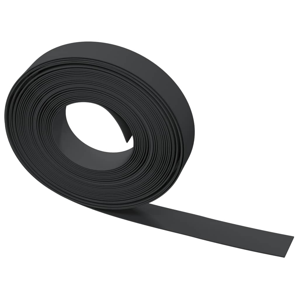 vidaXL Garden Edging Black 10 m 10 cm Polyethylene