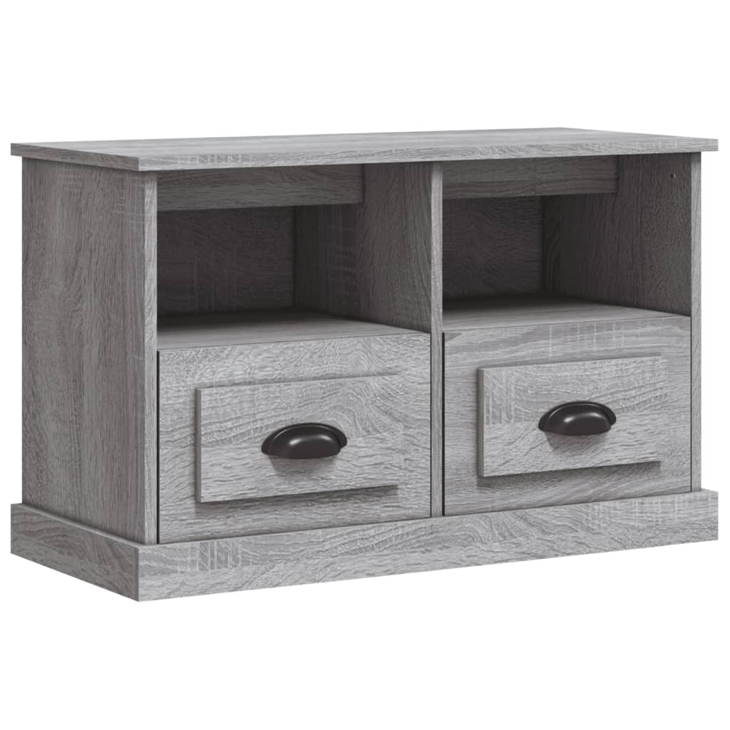 vidaXL TV Cabinet Grey Sonoma 80x35x50 cm Engineered Wood