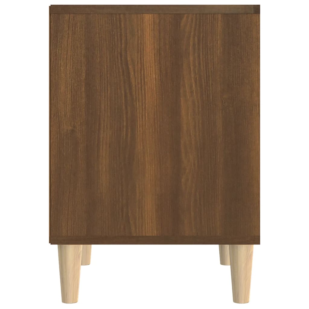 vidaXL Bedside Cabinets 2 pcs Brown Oak 40x35x50 cm