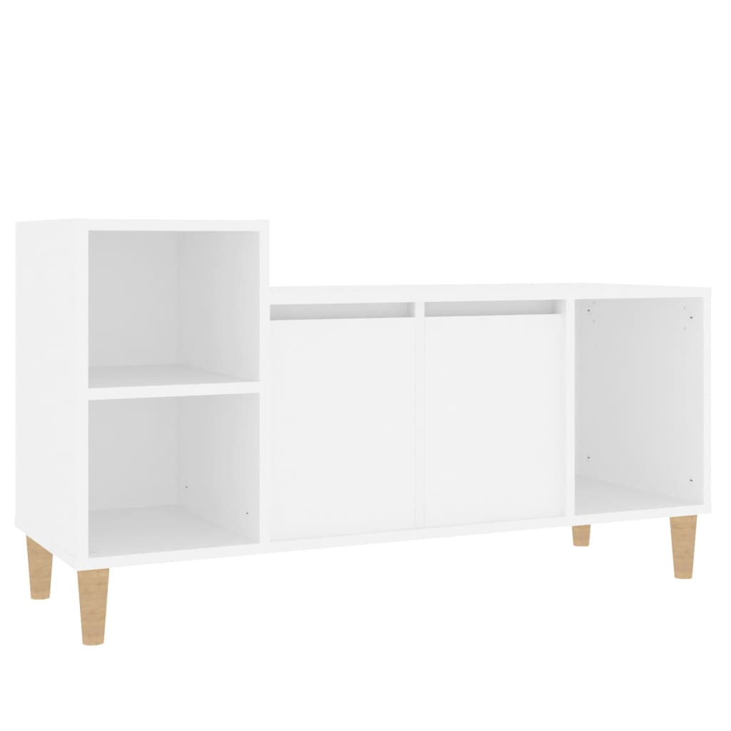 vidaXL TV Cabinet White 100x35x55 cm Engineered Wood