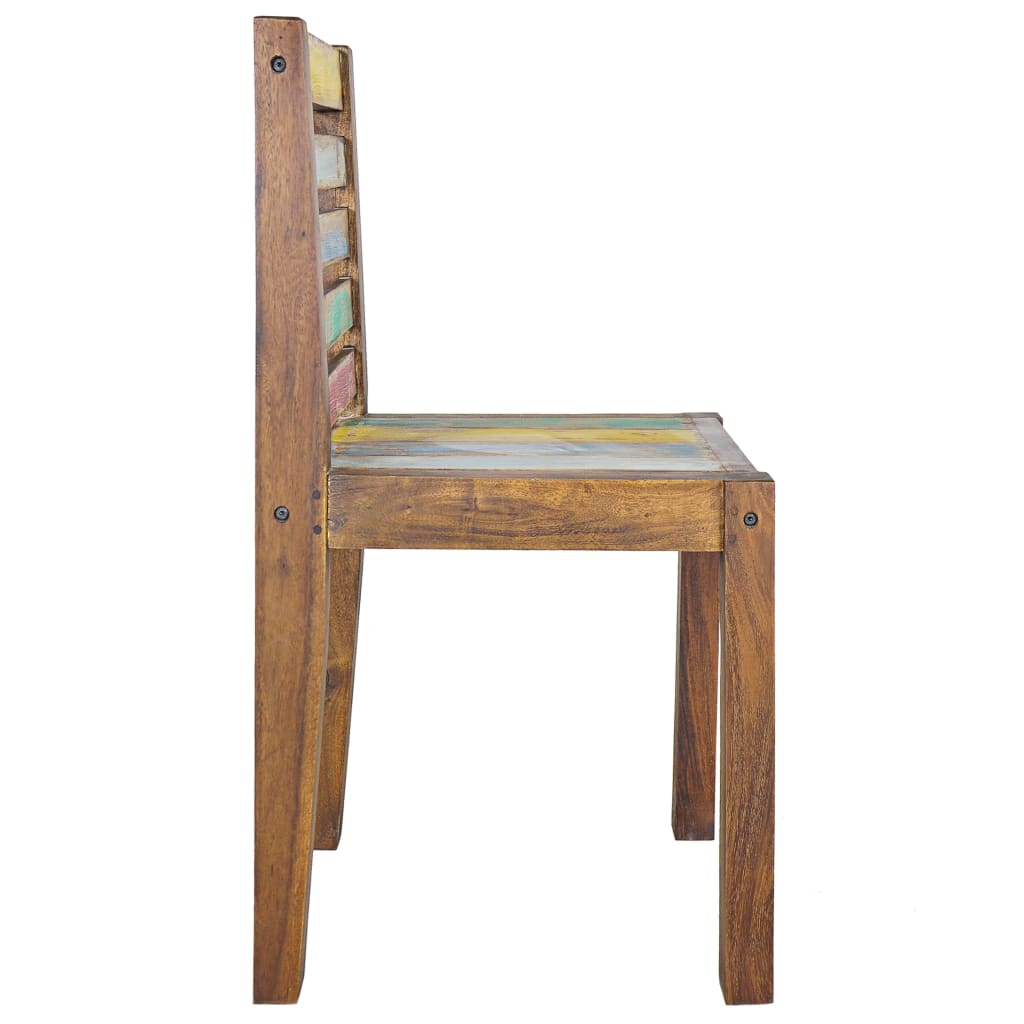 vidaXL Dining Chairs 2 pcs Solid Reclaimed Wood