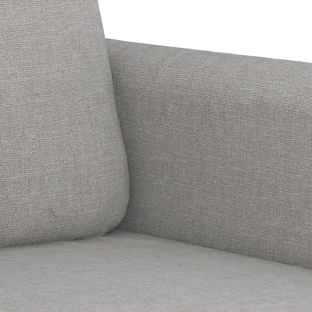 vidaXL 2-Seater Sofa Light Grey 120 cm Fabric