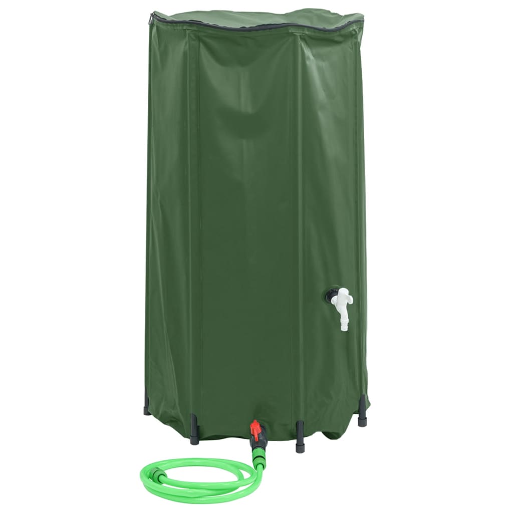 vidaXL Water Tank with Tap Foldable 100 L PVC