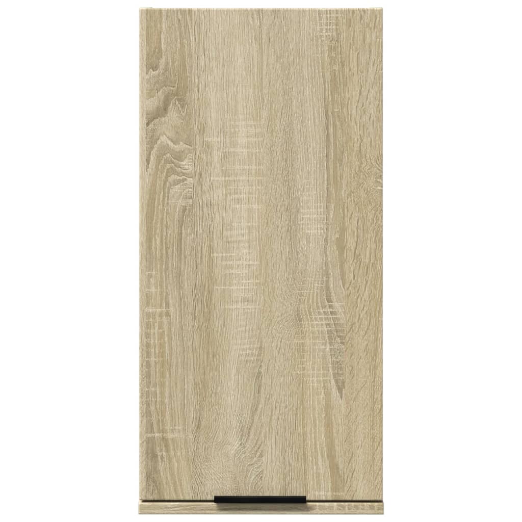 vidaXL Wall-mounted Bathroom Cabinet Sonoma Oak 32x20x67 cm