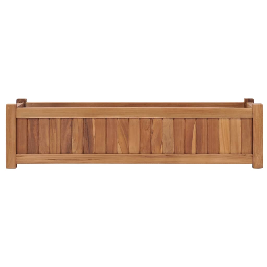 vidaXL Raised Bed 100x30x25 cm Solid Teak Wood